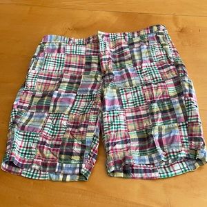 Women’s Madras shorts Sized 12 LL Bean